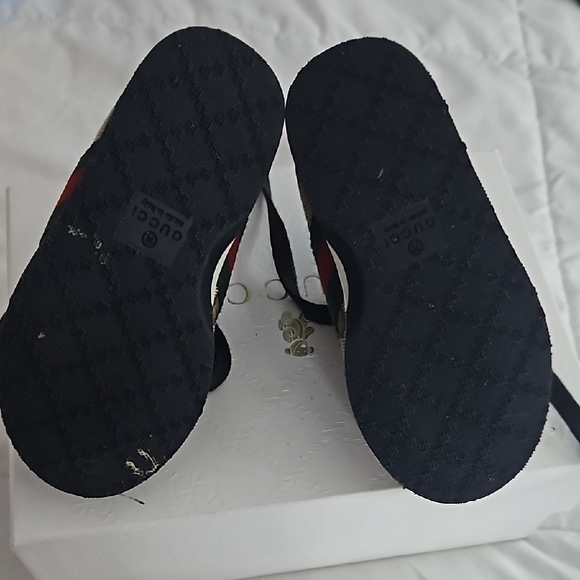 Gucci Kids Sneakers Brown and Beige - Picture 3 of 4